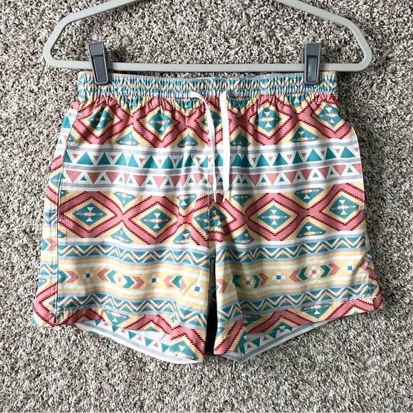 Meripex Swim Trunks Men’s Small Tribal Print 4” - Picture 1 of 6